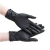 100 PCS Gants de nitrile noir jetable pour le nettoyage des ménages outils de sécurité Glants de jardinage Tatou