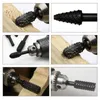 Rotary Rasp Fichier 1/4 "Couche ronde Woodworking Milling Cutter Burr Drill Bit Set Wood Drilling Carving Deburring Grooving Tools