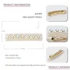 Hair Clips Barrettes Luxury Pearl A French Design Clip For Women Girls Good Acetate Accessory Ornament Jewelry - Holder Drop Delivery Otosw