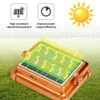 New Solar Flood Light USB Rechargeable Portable Tent Lamp Waterproof Work Repair Lighting For Camping Fishing Hiking