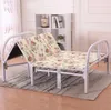 Professional comfortable foldable kids bed for home school children metal steel bedroom furniture