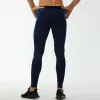 Calça calça térmica masculina com calças de bolso respirável fitness perneiras de maratona de maratona jogando calças de moletom machos