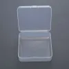 1PCS Desktop Schmuck kleine Kartenlagerbox transparent Plastik Square Nagel Kartenmaske Aufbewahrungsbox