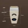 Shavers Kemei Hair Beard Rasoir électrique pour les hommes Rasage à tête blanche lavable Razor Bald Razor Rechargeable avec sac de voyage