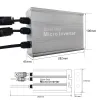 Powlsojx Grid Solar Tie Micro Inverter MPPT Smart Micro PV System 180W 500W 700W DC 18V-50V para saída CA 120V/230V Auto