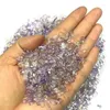 Figurines décoratives 50g 3-5 mm spécimen poli naturel Amethyste Purple Yellow Quartz Crystal Stone Healing Crystals