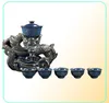 11st Set Portable Ceramics Set Semiautomatic Spin Infuser Handmade Kettle Cup Hushåll Porslin Ware Drinkwar2925847002