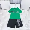 Peuter Designer Designer Kleding Kinderkleding jongens meisjes kleding sets zomer luxe t -shirts en shorts tracksuit kinderen outfits korte broek kinderen schattige kleding aaa