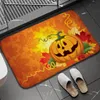 Tappeto da cucina zucca fantasma ornamenti di pipistrelli felici halloween feste decorazioni per la casa tappeto da bagno tappetini per le porte di halloween tappetino per bambini