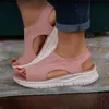 Donne Summer Scarpe Mesh Fish Platform Sandals Womens Sandals a cuneo aperto da signore Schere casual Leggero Zapatillas Mujer 240401