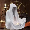 Bandlers Ghost Statue Holder Faceless Votive Resin Spooky Halloween Sculpture pour la pièce maîtresse de table