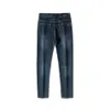 Jeans Men Autumn Winter Men Slim Fit European American Tbicon High End Brand Small Straight Pants Thin