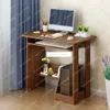 Modern Wood Desktop Computer Desk met toetsenbordvak PC Laptop Desk voor studie Student Writing Table Home Office Work Furniture