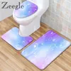 Bath Mats Modern Style Bathroom Carpet Set Shower Mat Toilet Seat Cover Pedestal Rug Home Decoration Anti-slip