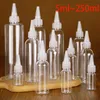 10pcs/lotto Liquidi trasparenti Svelt Drop Bottle con contenitore ricaricabile in plastica a vite per la conservazione del tatuaggio liquido dell'olio