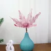 Dekorativa blommor konstgjorda ljusa gulddukar julgran krans blomma arrangemang tillbehör dekoration pografi rekvisita