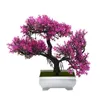 Fiori decorativi piante artificiali bonsai pino tapt finta pianta ornamenti in vaso per decorazione della sala da casa decorazione da giardino