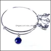 Браслеты из шарма 12 стиль Colorf Stone Bangle Регулируемые расширяемые проволочные браслеты для женских модных украшений доставка Dhgarden Dhkeo