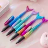 Stylos 20pcs / lot kawaii sirène colorée gel stylo gradient neutre stylo 0,5 mm encre noire signature du stylo scolaire de bureau