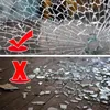 Autocollants de fenêtre 3 mètres Clean Sécurité Film de sécurité Anti-Shatter Protection en verre Autocollant transparent sans explosion