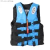 Life Chals Boya 2022 S-XXXL Chaqueta salvavidas para niños para adultos con tuberías de natación al aire libre Skiing Conduct Vest Supervivir Conjunto de supervivencia Polyesterq240412