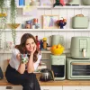 Blender Beautiful 2 -Speed Immersion Blender с измельчающей чашкой из вертолета, Sage Green By Drew Barrymore