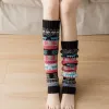 Autumn Winter New Leg Warmers Girl Women Foot Cover Knitted Wool Boots Cover Christmas Snowflake Warm Socks Leg Warmers