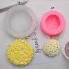 Bakningsformar Simulering av Instant Noodle Rice Ball Popcorn Fondant Silikon Mögel Diy Chocolate Candle Pips Decoration Mold 2244