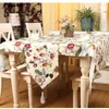 Runner de mesa 2024 Moda American Rural Style Floral Print Placemat para decoração de casamento el ou bar