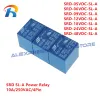 5pcs Power Relays SRD 05V 06V 09V 12V 18V 24V 48VDC Sl A SRD-5VDC-SL-A SRD-12VDC-SL-A SRD-24VDC-SL-A 10A 250VAC SRD 4pin Relay przekaźnik