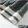 Beanie/Skull Caps Beanie/Skl Merrilamb Winter Hat For Women Men High Quality Cashmere Striped Beanies Korean Outdoor Keep Wa Dhhya