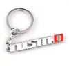 3D Metal Car Key Chain Keyrings Case Nismo Emblem pour Nissan Qashqai Juke Xtrail Tiida T32 ACCESSOIRES DE CORTIE CLÉ ALMERA STYL9975388