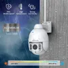 PTZ -kameror 20x Zoom WiFi PTZ Monitoring Camera Outdoor 5MP Human Tracking Speed ​​Dome IP Camera Color Night Vision Metal CCTV Safety C240412