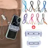 Teléfono móvil Strap Rope Teléfono Back Clips Clear Clips Kit ajustable Cadena de colgantes de teléfonos inteligentes Anti -Lost Lanyard Clamp