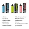 Läderfodral engångsvapen bang 18K elektronisk cigarettpenna laddningsbart luftflödesjusterbara 16 smaker 650 mAh enhet puff 18k vaper 0% 2% 3% 5%