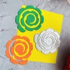 Curly Flower Metal Cutting Dies Stencils för DIY Scrapbooking Dekorativa prägling av papperskort Mall Dekor Die Cuts