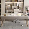 Skriv datorkontor Desks Design italiensk hushållsskifferkontor skrivbord lyx enkelhet byrå meuble arbetsutrustning qf50od