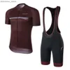 Set di maglia ciclistica santiche set di cicli estivi set di maglie ciclistiche Shorts Shorts BreathAb Mtb Bike Suit L48