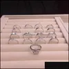 Paramètres de bijoux brillants 16 styles anneau de perle 925 anneaux sier bricolage pour les femmes adaptées à 7 à 9 mm