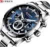 Relogio Masculino Curren Fashion Mens Watches Top Brand Luxury pols Quartz Clock Men Waterproof Chronograph 2203296250277