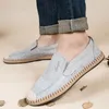 Casual Shoes 2024 Summer Beijing Cloth Outdoor Breathable Light Pure Handmade Flax Soft Bottom Driving Canvas