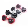 Солнцезащитные очки Люблю Форма сердца солнцезащитные очки Женские ПК рамки Свет Изменение Love Heart Lens
