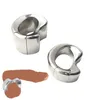 yutong Stainless steel penis lock cock Ring Heavy Duty weight male metal Ball Stretcher Scrotum Delay ejaculation BDSM nature Toy 3074408