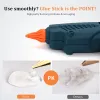 Gun 60W 100W EU US PLUCT HOT MELT GLUE GUN PURE PURE PUNY BOWN SWITCH 5 Glue Sticks 11mm House Power Tool Home DIY Craft