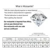 Silver 925 Original 3 Brilliant Cut Diamond Test Past D Color Cow Head Ring Arrivée Cadeau Gemstone Jewelry240412