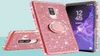 Shining Glitter Magnetic Finger Case för Samsung Galaxy S10 S10e S8 S9 Plus A5 A7 2018 A6 A8 Note 8 9 10 Bling 360 Ring Back Cover1133570