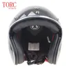 Motorcycle Helmets Kelver Carbon Fiber Motorbike Helmet TORC 3/4 Open Face DOT ECE Approved Bike Casco