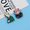 Anime Spy X Family Metal Badge Pin Brooch Yor Forger Anya Forger Loid Figure Brooch Clothes Decor Souvenir Toy Cosplay Gifts