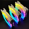 Cooling 120 Mm Computer Case Fan RGB Fan Adjustable Colorful Lamp Light for Radiator Mute PC 120mm Fans Adjust Cooler Ventilador