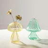 Wazony grzyb wazon szklany kwiat do dekoracji dekoracji roślin domowych
